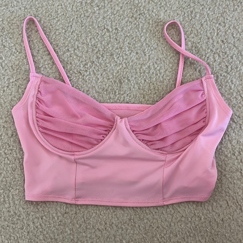 Pink going out top